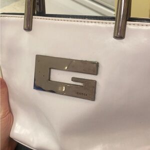 Vintage Gucci White Handbag